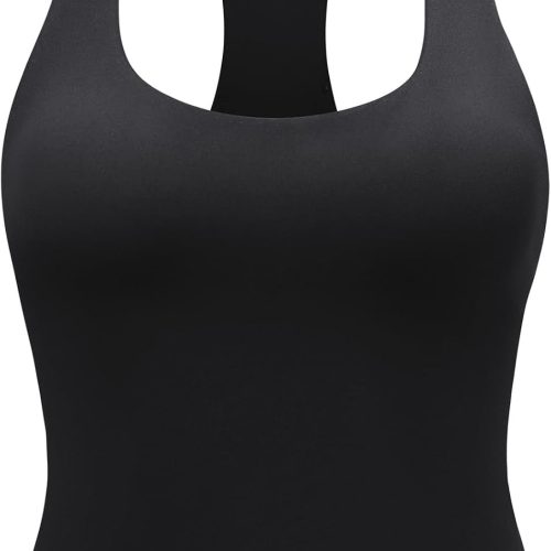 Loose Fit High Neck Yoga Tank Top