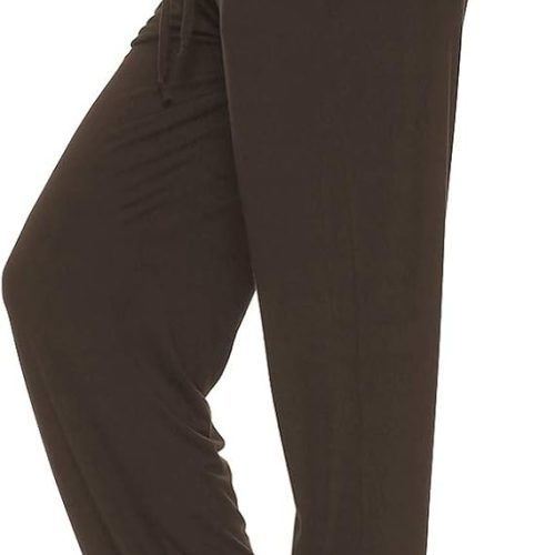 Women Drawstring Wide Leg Yoga Pants
