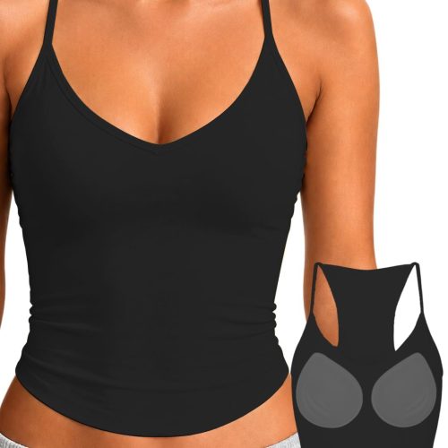 Built In Padded Yoga Camisole with Racerback