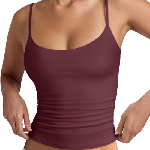 Double Layer Spaghetti Strap Yoga Camisole