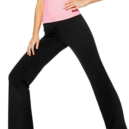 Women Black Flare Yoga Pants