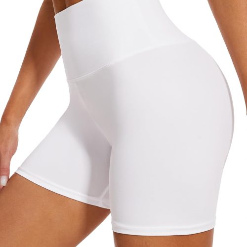 Women High Waisted Tummy Control Yoga Biker Shorts