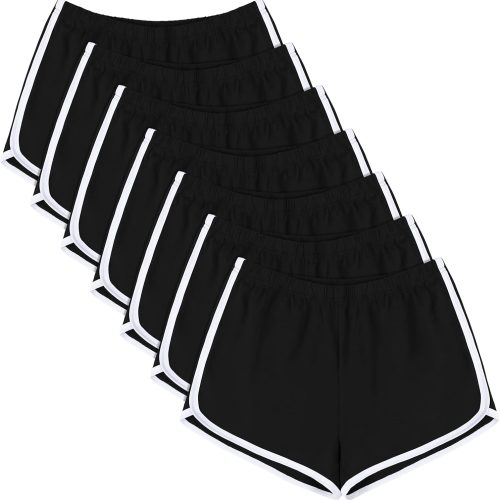7 Pack Women Cotton Feel Yoga Shorts