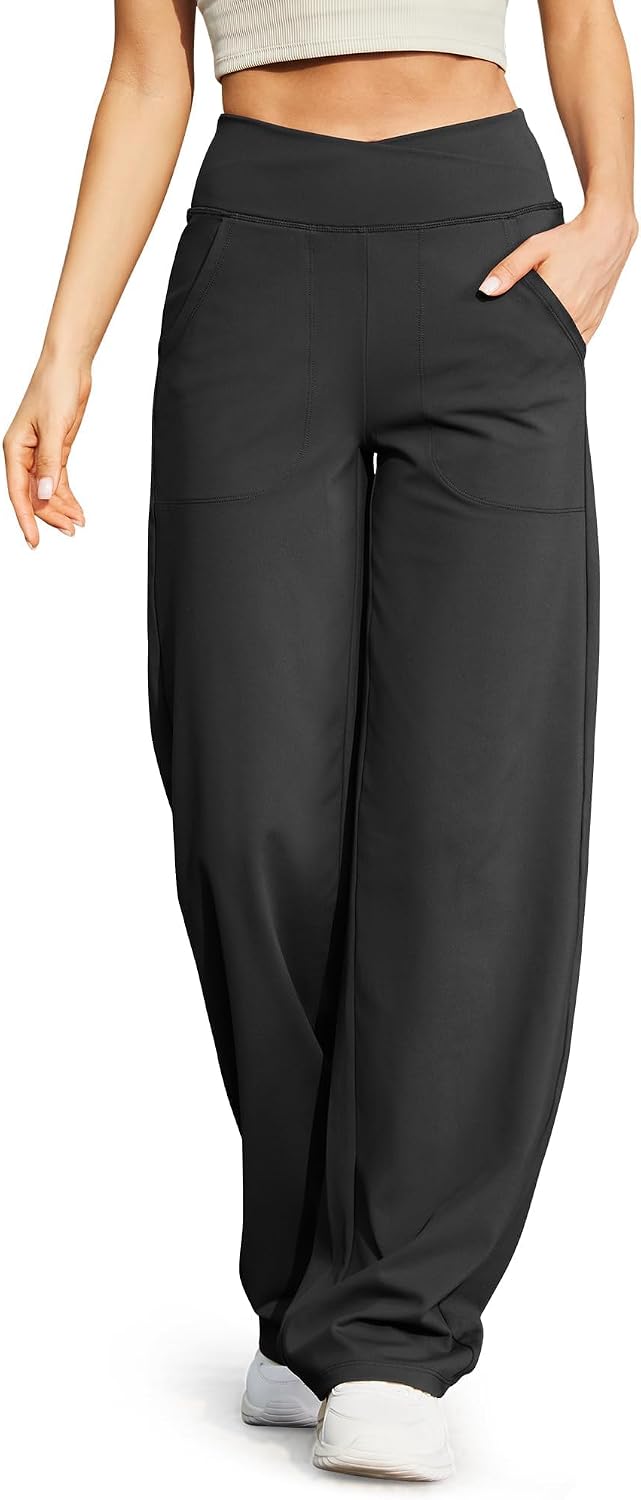 Women Stretchy Loose Wide Leg Yoga Pants
