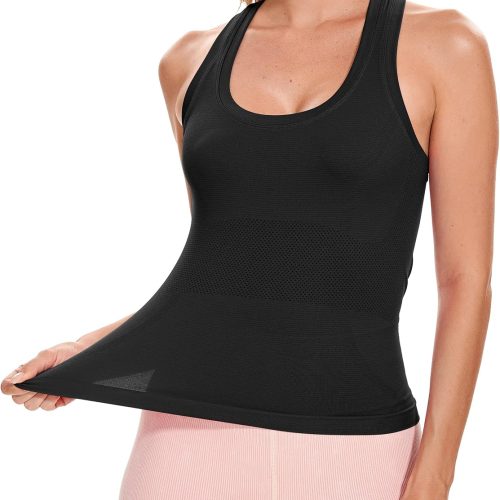 Double Cross Back Yoga Tank Top with Hip Length